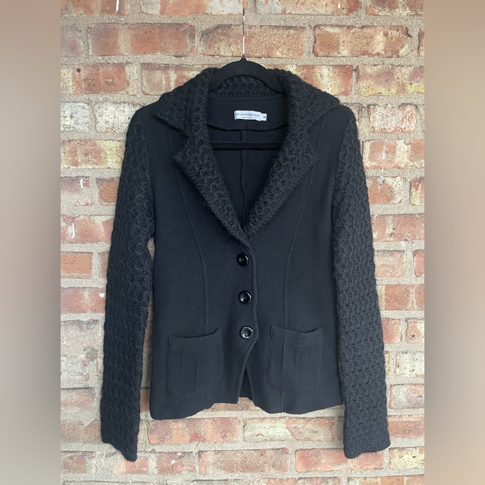 St. Ambecco Wool Mohair Sweater Blazer🖤